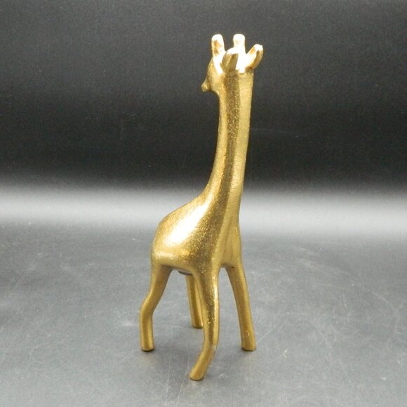 Nate Berkus Magnetized Gold Metal Giraffe Figurine - Picture 4 of 7